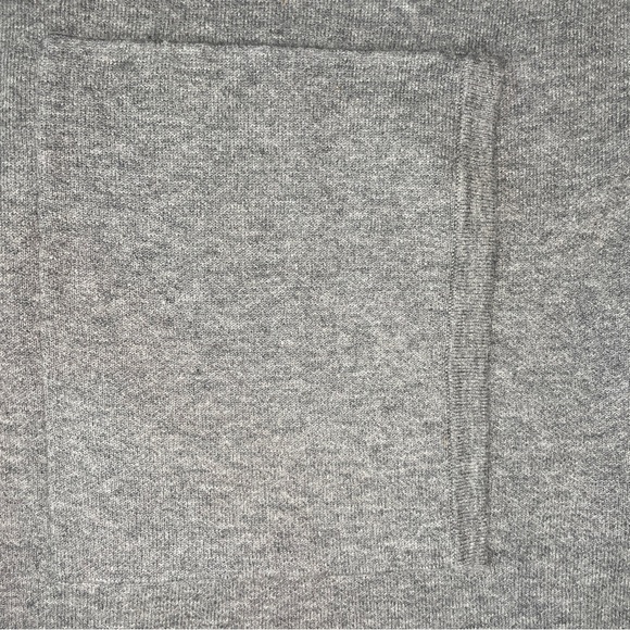 J. Jill Pure Jill Wool Blend Hooded Open Front Long Sleeve Cardigan - Light Gray - Picture 7 of 13